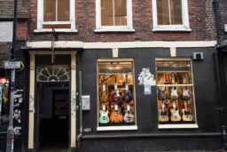 Denmark street guitar shop