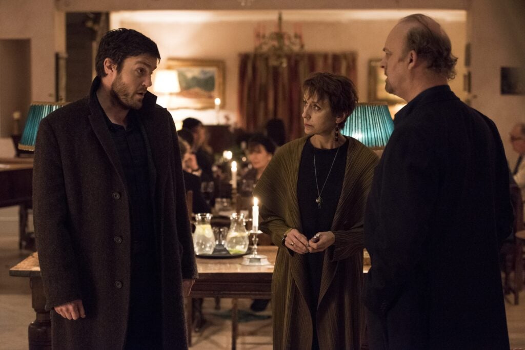 Strike indoors from the Strike TV series