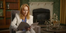 Robert reading from The Hallmarked Man script