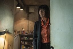 Pat Chauncey in the doorway