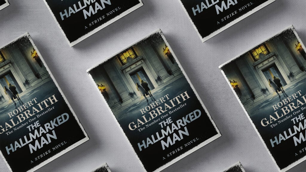 The Hallmarked Man book covers
